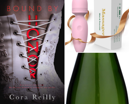 Dark Romance Book - Cora Reilly and some spicy essentials cover photo collage