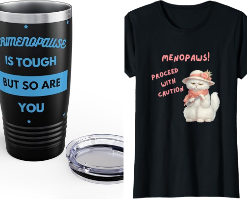 Menopause: Welcome to the Hot Flashes & Hairballs Collection! 🔥😺 cover photo collage