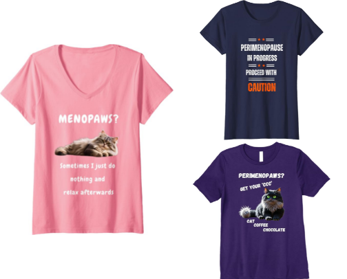 Menopause / Perimenopause Fashion with Attitude and More cover photo collage