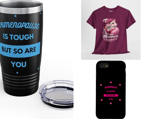 Menopause: Welcome to the Hot Flashes & Hairballs Collection! 🔥😺 cover photo collage