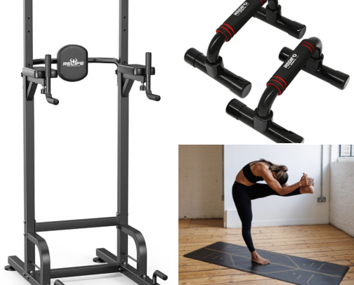 Workout from home cover photo collage