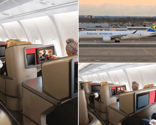 South African Airways cover photo collage