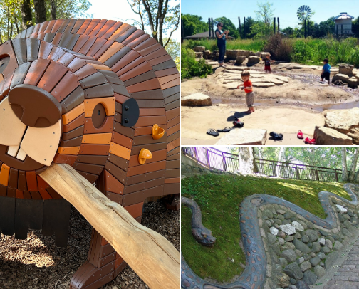My favorite places to visit with kids when I have $0 cover photo collage