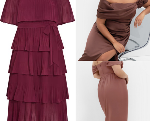 Trendy and Stylish Maxi Dress for Plus-size Women cover photo collage