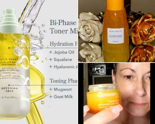 Go-to products that make you look better than you feel 🌸 cover photo collage