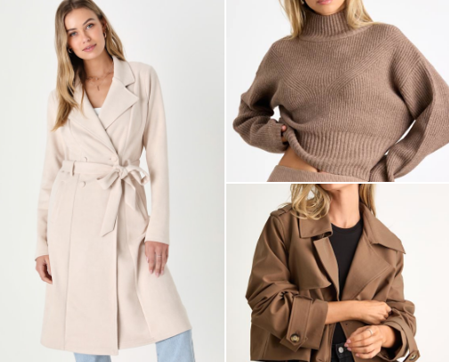 My Favorite Lulus Finds: Trendy Sweaters, Chic Dresses & Everyday Style cover photo collage