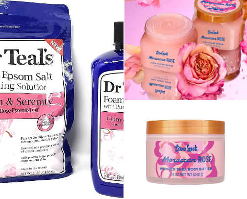 Bathroom essentials cover photo collage