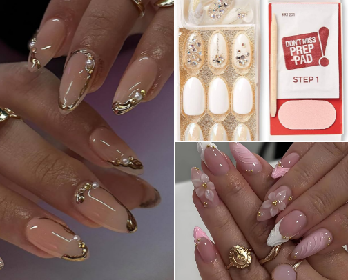 Soft Winter Nail Tools + Products ❄️✨ cover photo collage