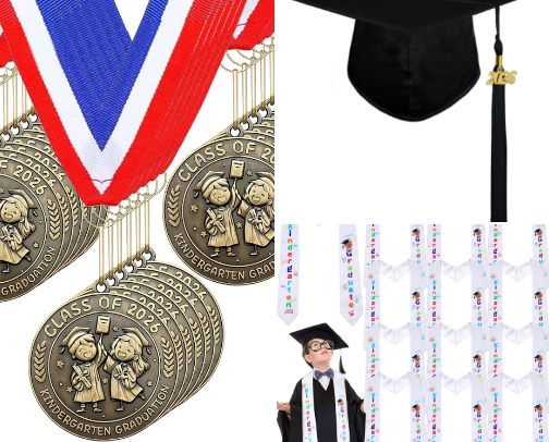 Kinder Graduation 🎓✨ cover photo collage