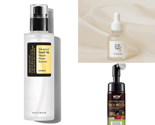 Skin care cover photo collage