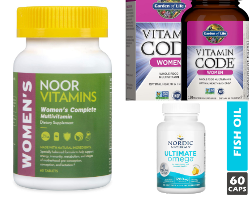 Mom's Guide to Supplements for 40+ cover photo collage