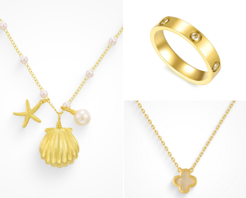 Luxury jewelry dupes under $5 | Black Friday specials| cover photo collage