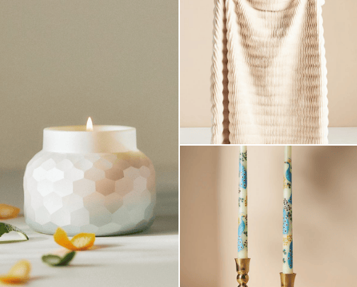 Anthropologie Cozy Home Essentials cover photo collage