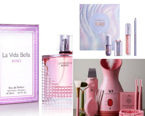 Beauty and personal care cover photo collage