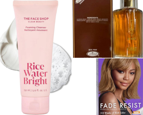 Beauty Products cover photo collage