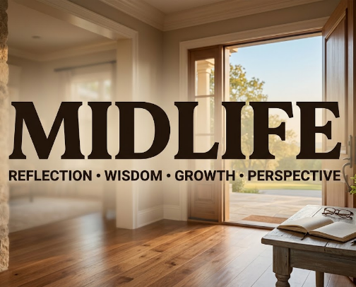 Midlife Wisdom and Reflections cover photo collage