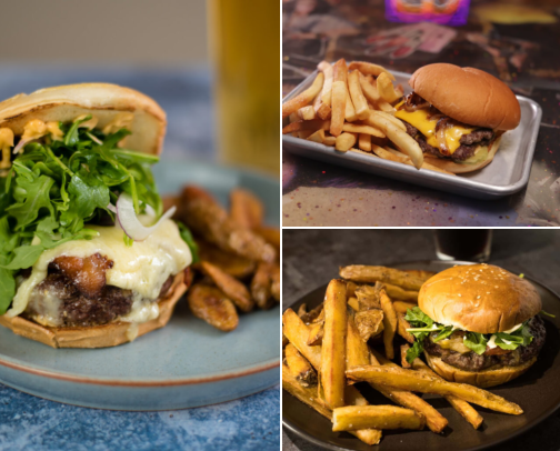 Burgers I Love in Asheville NC 🍔💕 cover photo collage