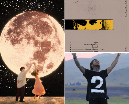 For the drive home, the clean-up playlist, or when your brain’s full cover photo collage