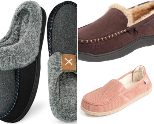 Men, Women & Kids Slippers. Many styles. Sizes 4 to 15. cover photo collage