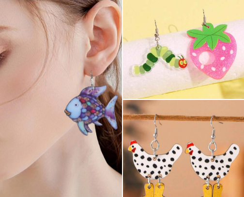 Teacher Earrings That Spark Joy (and Cost Less Than Lunch) cover photo collage