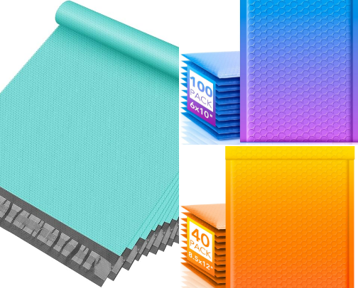 Shipping Supplies with Character cover photo collage