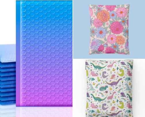 Shipping Supplies with Character cover photo collage