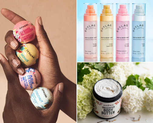 Bath & Body cover photo collage
