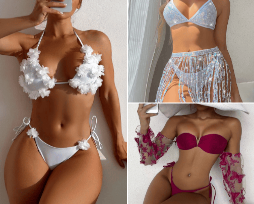 Swimsuit👙 cover photo collage