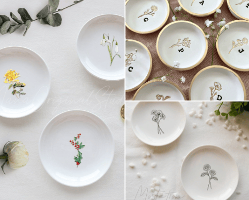 Spring dishes cover photo collage
