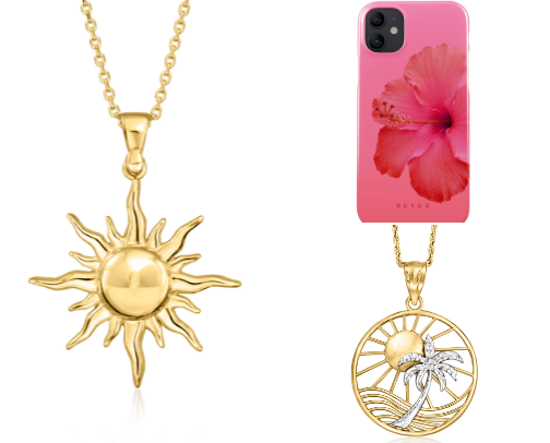 Palm Trees & Presents: A Beachy Gift List 🌴☀️ cover photo collage