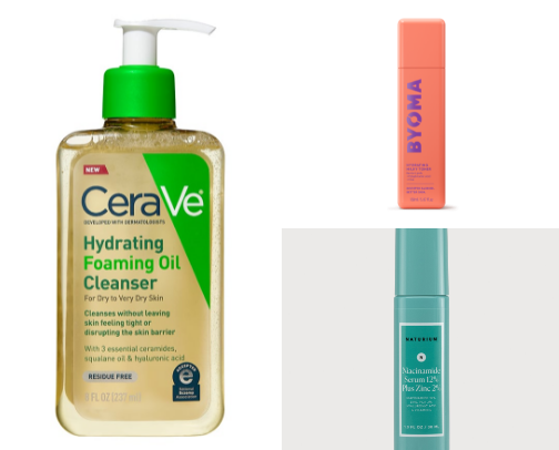 Skin care routine 🧴 cover photo collage