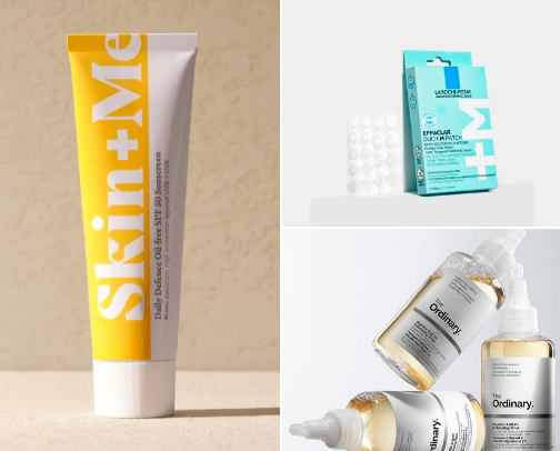 for the acne prone girlies! cover photo collage