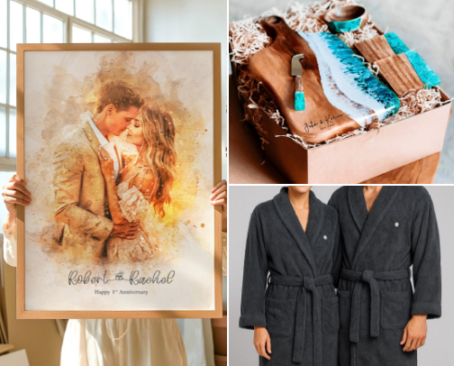 Great Ideas for Wedding Gifts cover photo collage