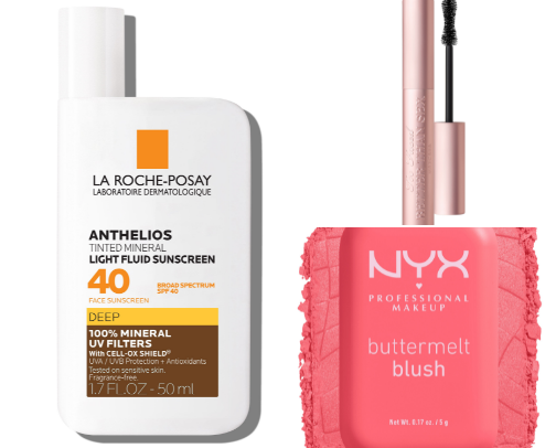 my go to makeup routine as a busy mom! cover photo collage