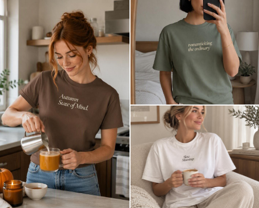 My Favourite Minimalist Everyday T-Shirts cover photo collage