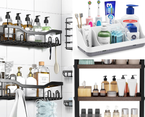 Bathroom Organization is my love language! cover photo collage