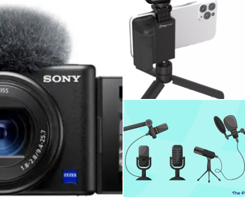Vlogging Essentials cover photo collage