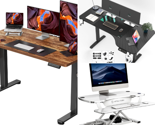 Best Standing Desks Under $500 cover photo collage