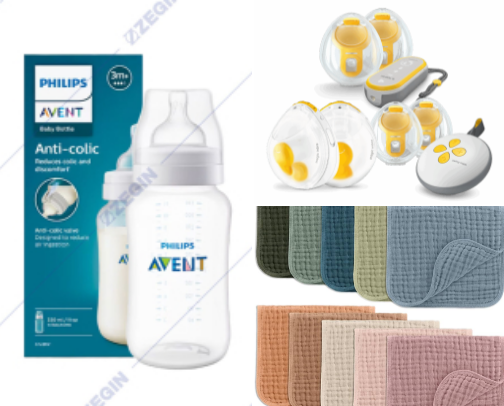 Baby essentials – must haves for new moms cover photo collage
