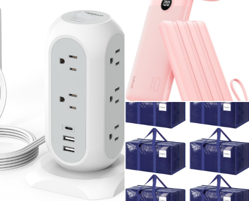 Dorm Room Essentials cover photo collage