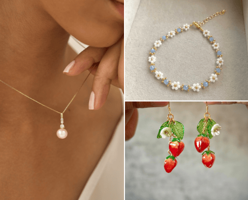 Handmade Jewelry cover photo collage