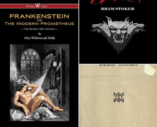 Classic Horror Ebooks cover photo collage