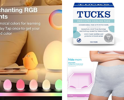 Postpartum Must Haves from a 2nd Time Mom cover photo collage