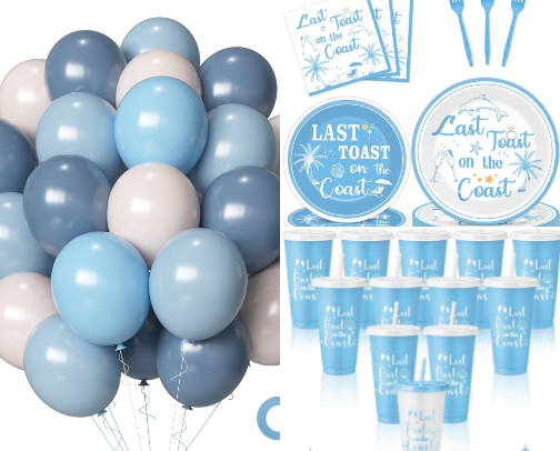 Last Toast on the Coast Bachelorette Trip cover photo collage