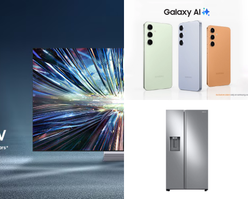 Samsung Products cover photo collage