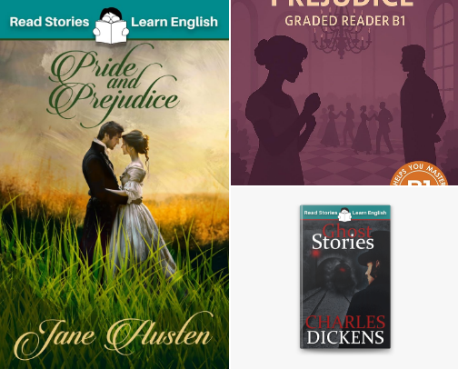 PDF Free - Pride and Prejudice: CEFR level B1 (ELT Graded Reader) for ESL learners cover photo collage