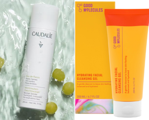 skincare favs! 🩵 cover photo collage