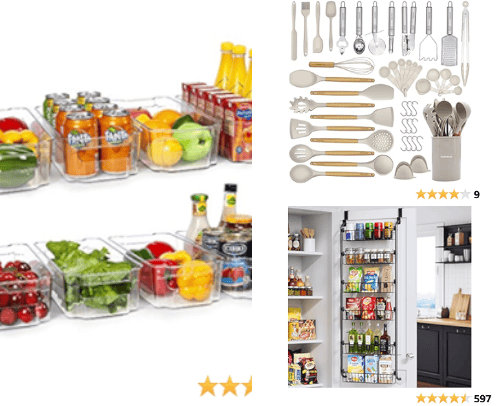 Kitchen organizers cover photo collage