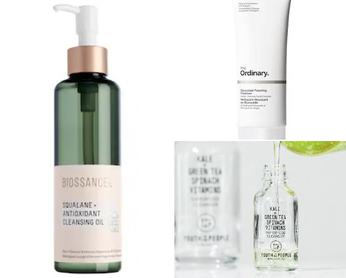 The best skin products 💆 cover photo collage