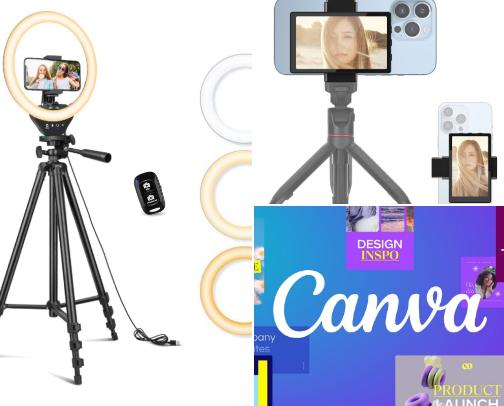 Content Creator Must Haves cover photo collage